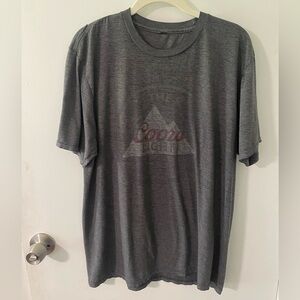 Lightweight Heather Grey Men's or Women’s Coors Light T-Shirt